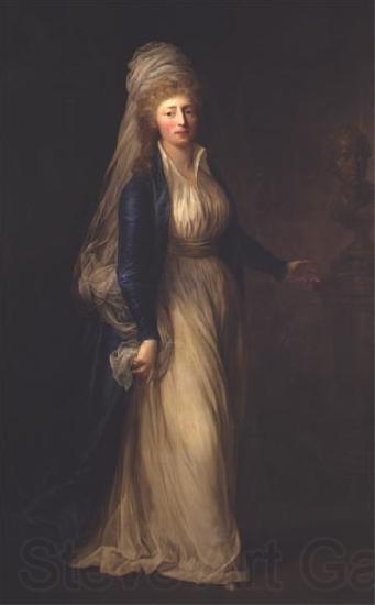 Anton  Graff Portrait of Princess Louise Augusta of Denmark Spain oil painting art
